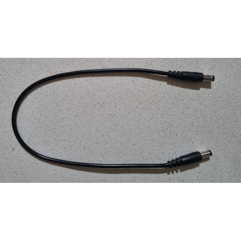 Universal DC UPS 12V cable, 1-DC to 1-DC (Male)