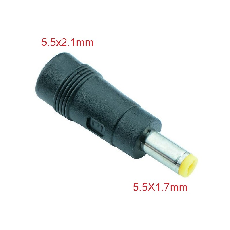 DC UPS Connector Adapter, 5.5*2.1mm to 5.5*1.7mm